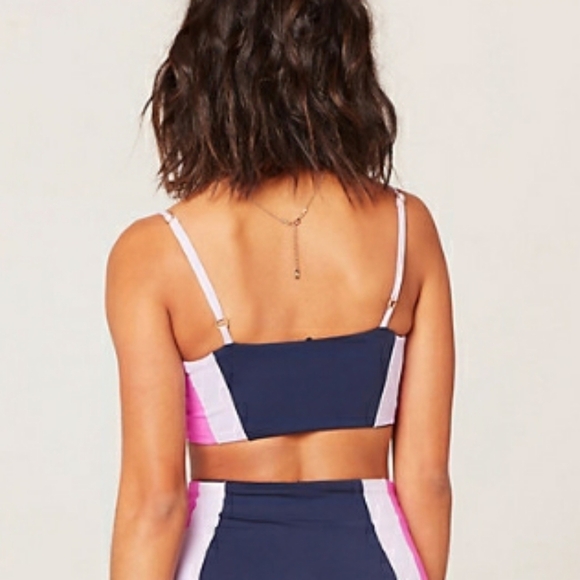 Lspace Color blocked Portia  Bikini top XS - Picture 2 of 2